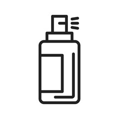 Spray Bottle icon vector image. Suitable for mobile apps, web apps and print media.