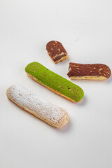 Fresh and delicious pastries with filling