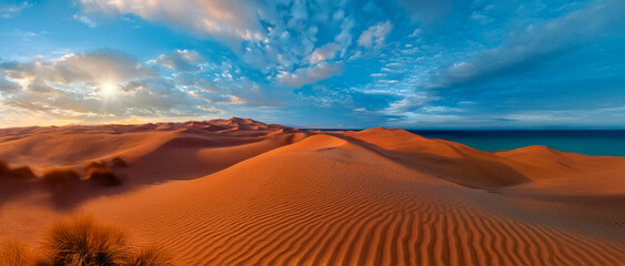 Sand Dunes in Namib Desert - Namibia