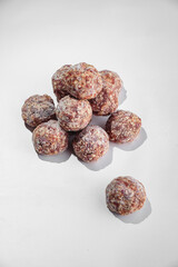 Dumplings with filling, frozen for cooking and frying