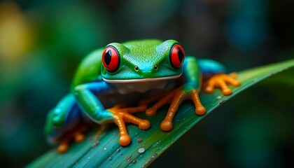 Fototapeta premium Majestic Waterfall Nature's Tranquil Beauty