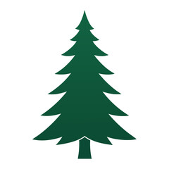 Obraz premium christmas tree vector illustration