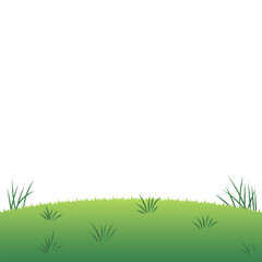Green Grass Landscape Illustration
