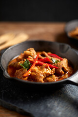 Thai food Pork red curry
