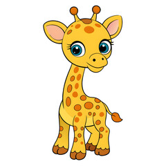 funny giraffe cartoon
