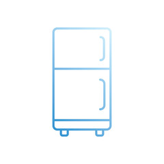SMART FRIDGE vector icon stock illustration