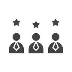 Employees icon vector image. Suitable for mobile apps, web apps and print media.