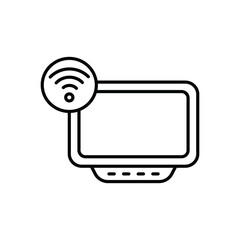 SMART TV vector icon stock illustration