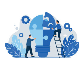 Collaborative Innovation to Complete the Puzzle Idea