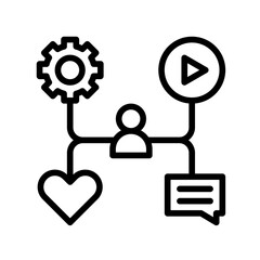 Related Content icon vector image. Suitable for mobile apps, web apps and print media.