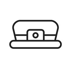 Hat icon vector image. Suitable for mobile apps, web apps and print media.
