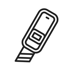 Paper Cutter icon vector image. Suitable for mobile apps, web apps and print media.