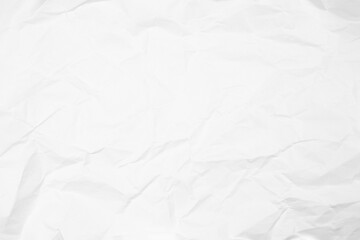 Obraz premium White Paper Texture background. Crumpled white paper abstract shape background with space paper for text. Clean white paper, wrinkled, abstract background.