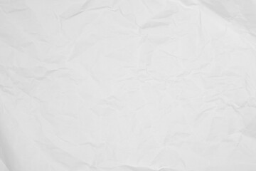 White Paper Texture background. Crumpled white paper abstract shape background with space paper for text. Clean white paper, wrinkled, abstract background.