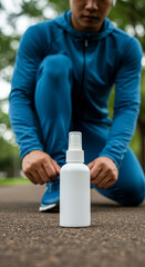 sport product spray placement