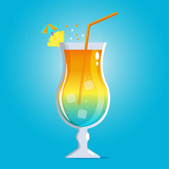 tropical summer drink