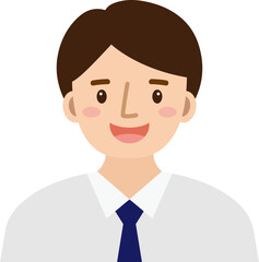 넥타이를 맨 남자 벡터