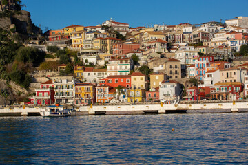 Peaceful Seaside Promenade in Greece
