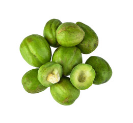 Chebulic Myrobalans, Myrolan Wood (Terminalia chebula Retz.) Fruit on transparen png, medicinal properties.
