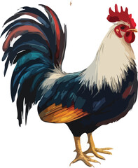 rooster vector art
