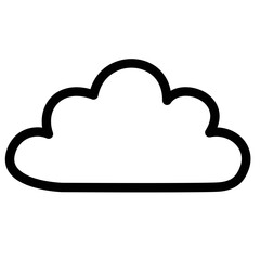 Cloud Doodle Outline, Lined Doodle Cloud