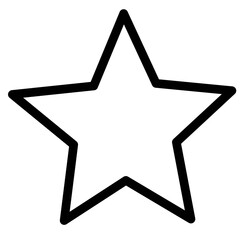 Star Doodle Outline, Lined Doodle Star