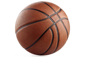 Fototapeta premium Basketball on white background 
