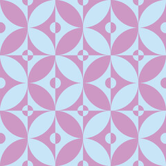 Geometric Vector Seamless Pattern Digital Paper, Abstract Colorful Background for Graphic Design, Scrapbooking, Textile, and Printing Projects