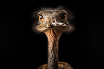 Close-up portrait of an Ostrich