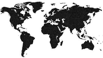 Obraz premium map of the world