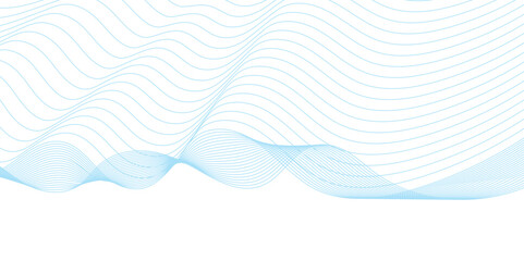 Abstract wave line for banner, wallpaper background with wave design.	