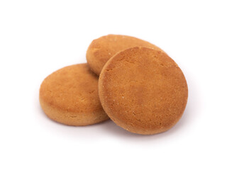 Group of simple round cookies