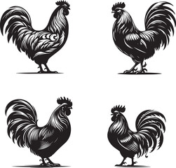 Cute Hen Vector Illustration – Farm Animal Clipart Design