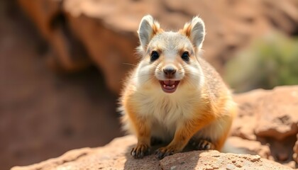 close up of a small animal on a rock