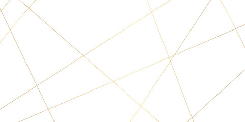 Abstract geometric random chaotic lines background. luxury modern technology concept diagonal line. geometric pattern square and triangle line shape. golden stripe paper texture, minimal vector line.