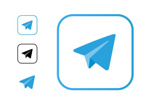 telegram logo. telegram icon. telegram button. telegram vector editorial, Latest Telegram 