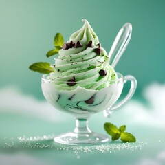 mint choco ice cream