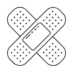 bandage icon, bandage vector illustration-simple illustration of bandage, perfect for bandage logos and icons
