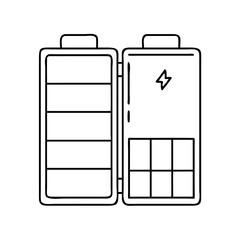 battery icon, battery vector illustration-simple illustration of battery, perfect for battery logos and icons