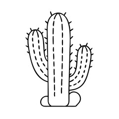 cactus icon, cactus vector illustration-simple illustration of cactus, perfect for cactus logos and icons