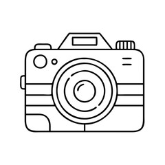 camera icon, camera vector illustration-simple illustration of camera, perfect for camera logos and icons