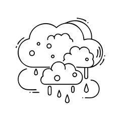 cloud icon, cloud vector illustration-simple illustration of cloud, perfect for cloud logos and icons