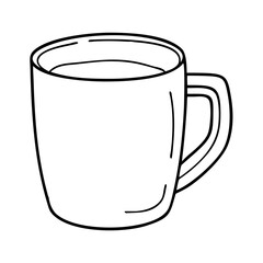 coffee mug icon, coffee mug vector illustration-simple illustration of coffee mug, perfect for coffee mug logos and icons