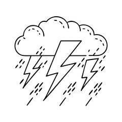 lightning icon, lightning vector illustration-simple illustration of lightning, perfect for lightning logos and icons