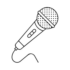 microphone icon, microphone vector illustration-simple illustration of microphone, perfect for microphone logos and icons