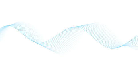 Abstract wave line for banner, wallpaper background with wave design.	