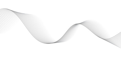 Abstract wave line for banner, wallpaper background with wave design.	