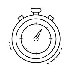 stopwatch icon, stopwatch vector illustration-simple illustration of stopwatch, perfect for stopwatch logos and icons