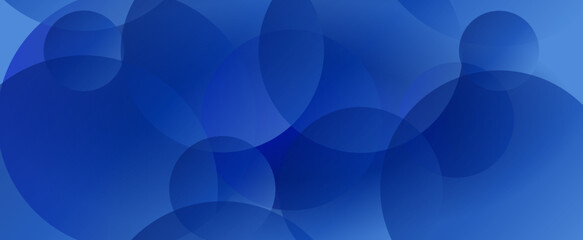Abstract Blue Bubbles Background