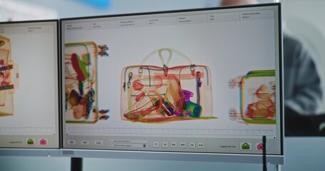 Airport Terminal Checkpoint: Advanced Analyzing Program with X-ray Metal Detector Scanning of...